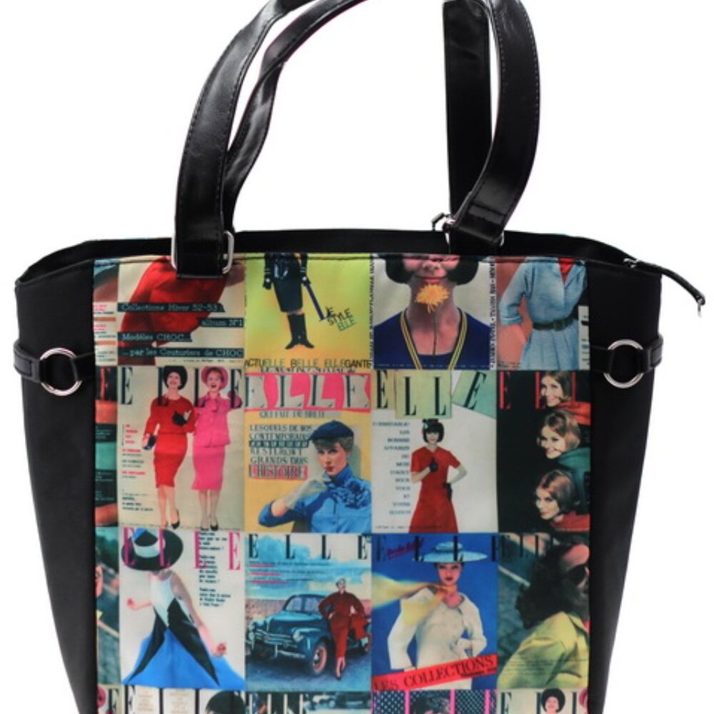 Elle Gourmet Insulated Lunch Bag 2 Zippered Compartments Large Capacity Glam